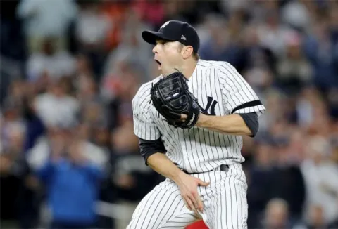 Yankees David Robertson had a priceless reaction in baseball game