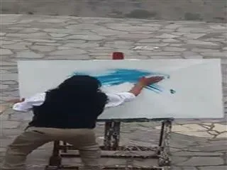 Amazing Fast Hand Painting