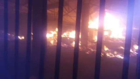 Fire accident in Keesara