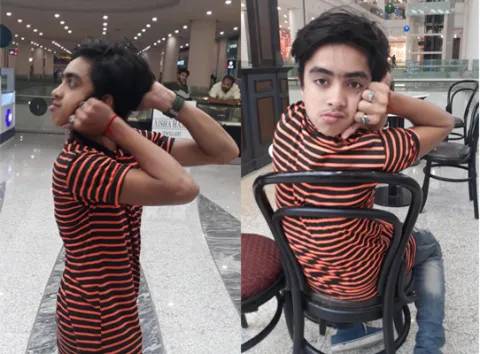 Pakistani boy can twist his head 180 degrees - Sakshi