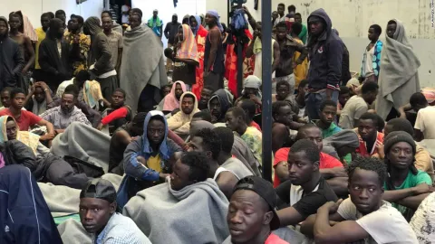 Humans are being sold as slaves  in Libya - Sakshi