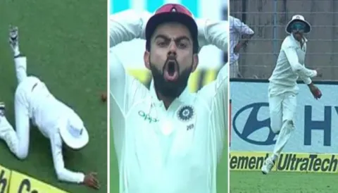 Ravindra Jadeja steals the show against Sri Lanka with remarkable ground fielding - Sakshi