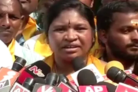 Giddi Eswari Speech after join TDP - Sakshi