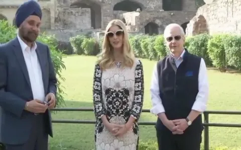 Telangana government To Host Dinner For Ivanka reached Golconda Fort - Sakshi
