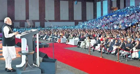 modi keynote adress at ges 2017 - Sakshi