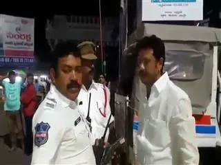 TRS Leader Held For Drunk Driving In Kazipet - Sakshi