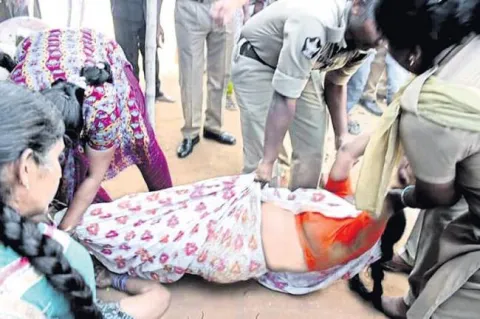 Police over action on 'Aqua' farmers - Sakshi