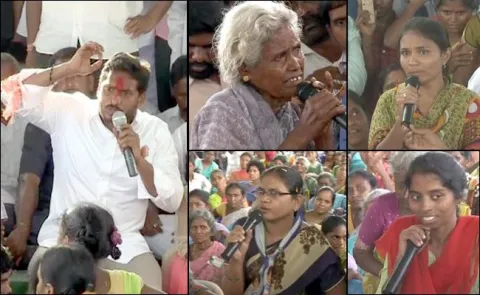 YS Jagan Conduct Rachabanda at Vempalli - Sakshi