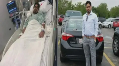 Hyderabad Student injured in US Firing - Sakshi