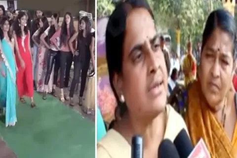 Woman  Organizations Protest Against Miss Vizag 2017 Finale - Sakshi