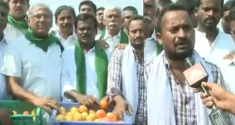Tomato farmers meet YS Jagan - Sakshi