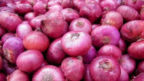 Onion price hike brings tears to public - Sakshi