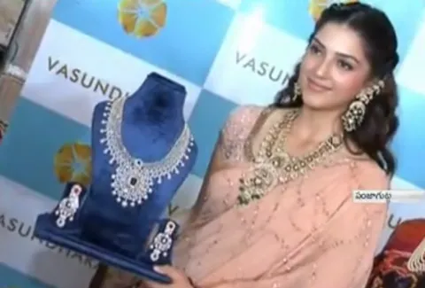 Actress Mehreen Pirzada Inaugurates Vasundhara Diamond Roof Expo - Sakshi