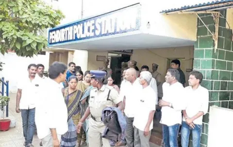 SC / ST attitudic case registered on against seven - Sakshi