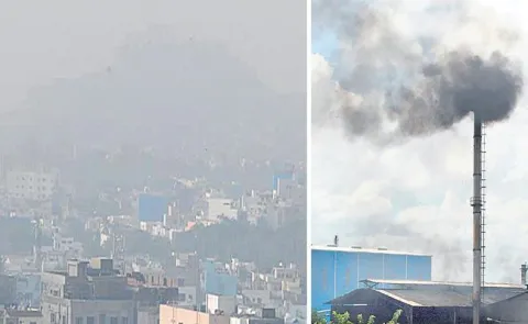 Different atmosphere In Hyderabad - Sakshi