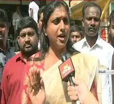 ysrcp mla roja slams on chandrababu naidu - Sakshi