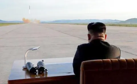 nuclear button always on my table; Kim Jong New year message - Sakshi