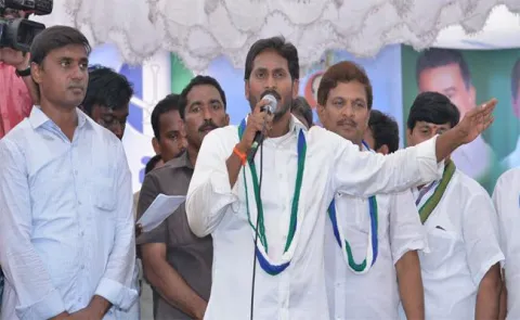 ys jagan mohan reddy speech at chinatippa samudram - Sakshi
