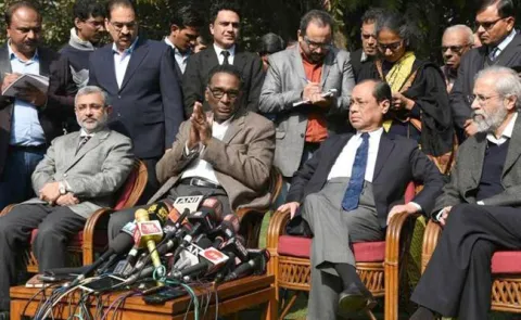 Supreme Court Judges press meet - Sakshi