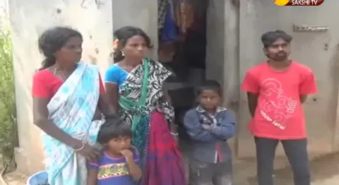 poor family residence in wash room - Sakshi