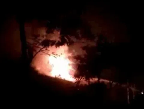 Fire Breaks Out in Rubber Factory Godown in Bandlaguda - Sakshi