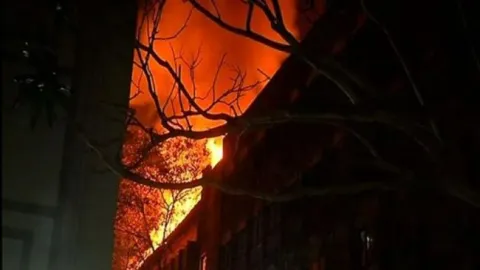 Fire  broke out in Navrang Studio in Mumbai - Sakshi
