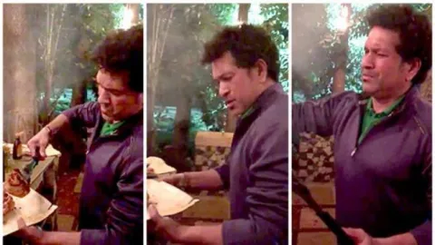 Sachin Tendulkar Turns Chef On New Years Event - Sakshi