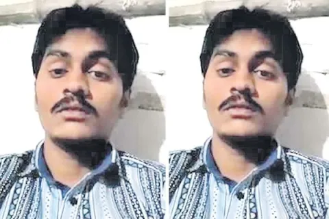 young farmer selfie video on ap govt failures - Sakshi