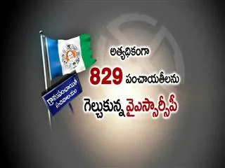 YSRCP victory in panchayat polls - Sakshi