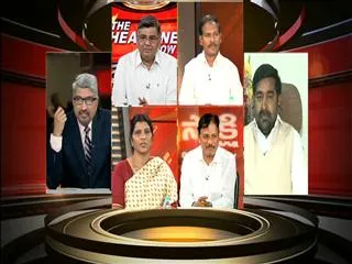 The headline show on parliament passes telangana bill - Sakshi