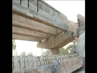 Construction Flyover Collapses in Vijayawada - Sakshi