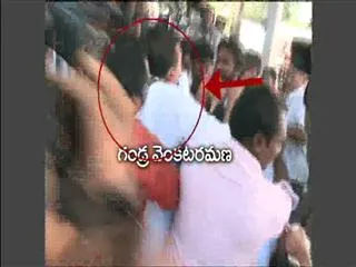 Tension prevailed at andhra pradesh assembly media point - Sakshi