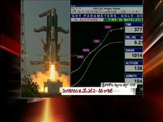 GSLV-D5 launched - Sakshi