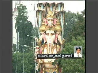 ​Ganesh procession reduced to a crawl - Sakshi