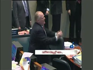 Toronto mayor Rob Ford caught dancing to Bob Marley in city council - Sakshi