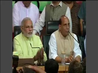 BJP nominates Narendra Modi as Prime Ministerial candidate for 2014 polls - Sakshi