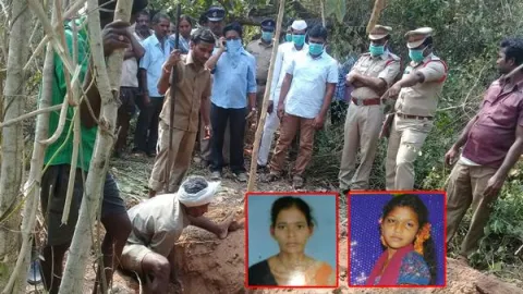 Police solve mystery behind Mother and daughters murder - Sakshi