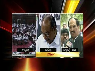 Seemandhra MPs protest in Parliament for united Andhra Pradesh - Sakshi