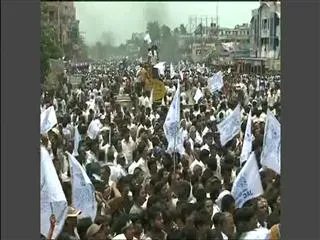 National Highway Protest against State Bifurcation - Sakshi