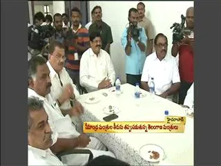 Telangana Ministers Fires on Seemandhra Ministers - Sakshi