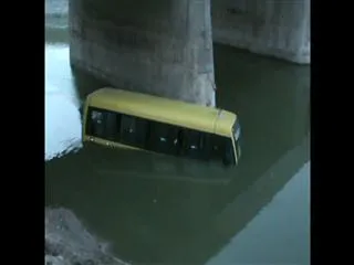 School bus plunges into Handri Neeva canal - Sakshi