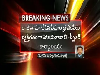 Speaker response on seemandhra mps resignation - Sakshi