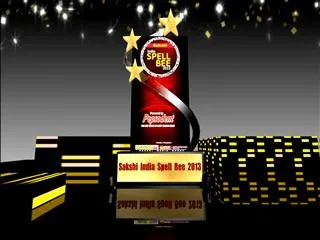 Sakshi India Spell Bee 2013 Finals 2013 Part - 2 - Sakshi