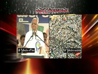 Nandyal MP SPY Reddy speech at Samaikya Sankharavam - Sakshi