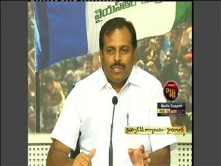 YSRCP MLA Srikanth Reddy with Media on 22nd Aug 2013 - Sakshi