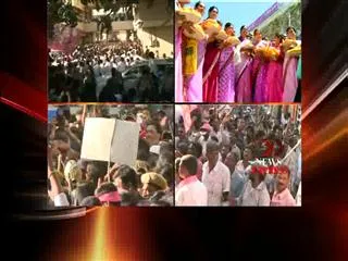 TRS Telangana Rally Started at Begumpet - Sakshi