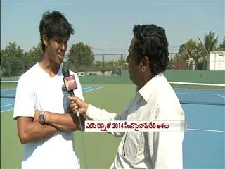 Sakshi face to face with Somdev Devvarman - Sakshi