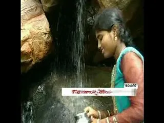 Water coming from hills in udayagiri - Sakshi