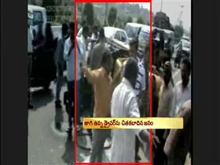 Van hits auto in rangareddy district - Sakshi