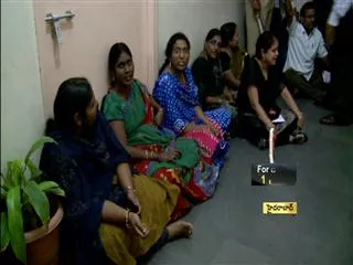 Tension prevails at Vidyut Soudha - Sakshi